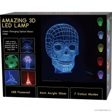 Amazing 3D Illusion Lamp - Colour Changing