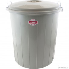 Locked Dusbin No 5 Grey 90LT