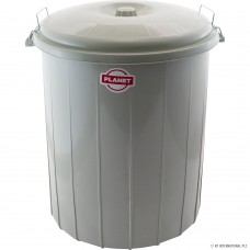 Locked Dustbin No 3 Grey 50LT