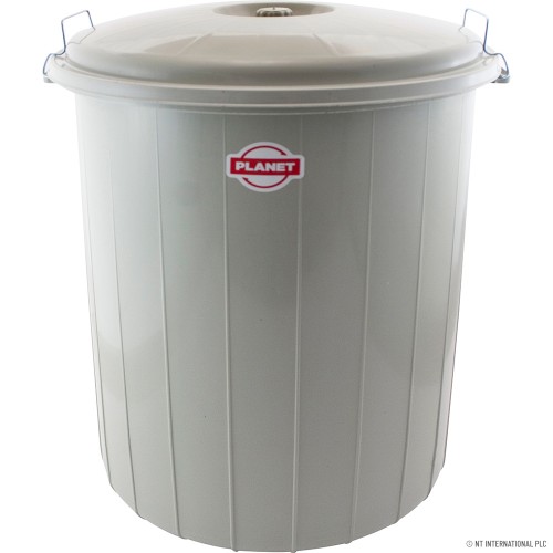 Locked Dustbin No 4 Grey 70LT